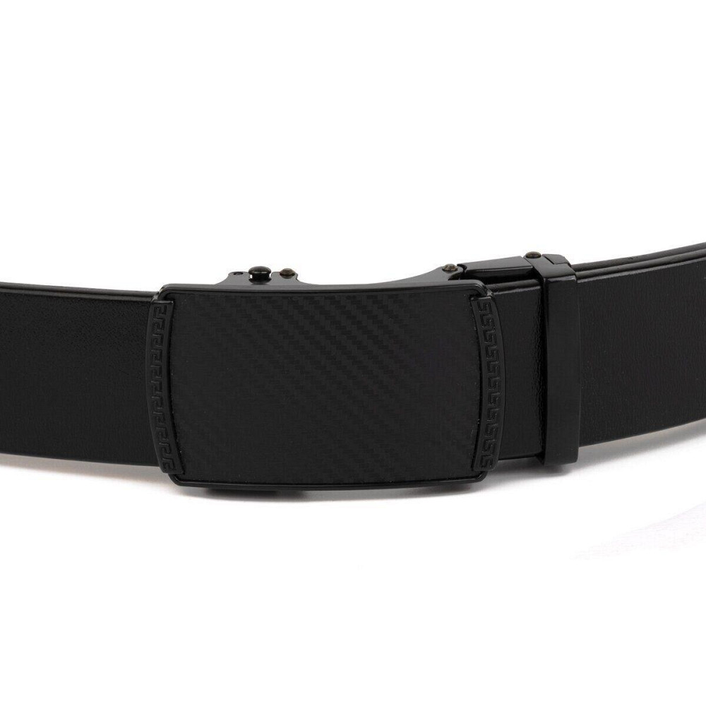 Ремінь чоловічий з пряжкою невеликий ромб Vintage 20285 Чорний Київ - фото 5