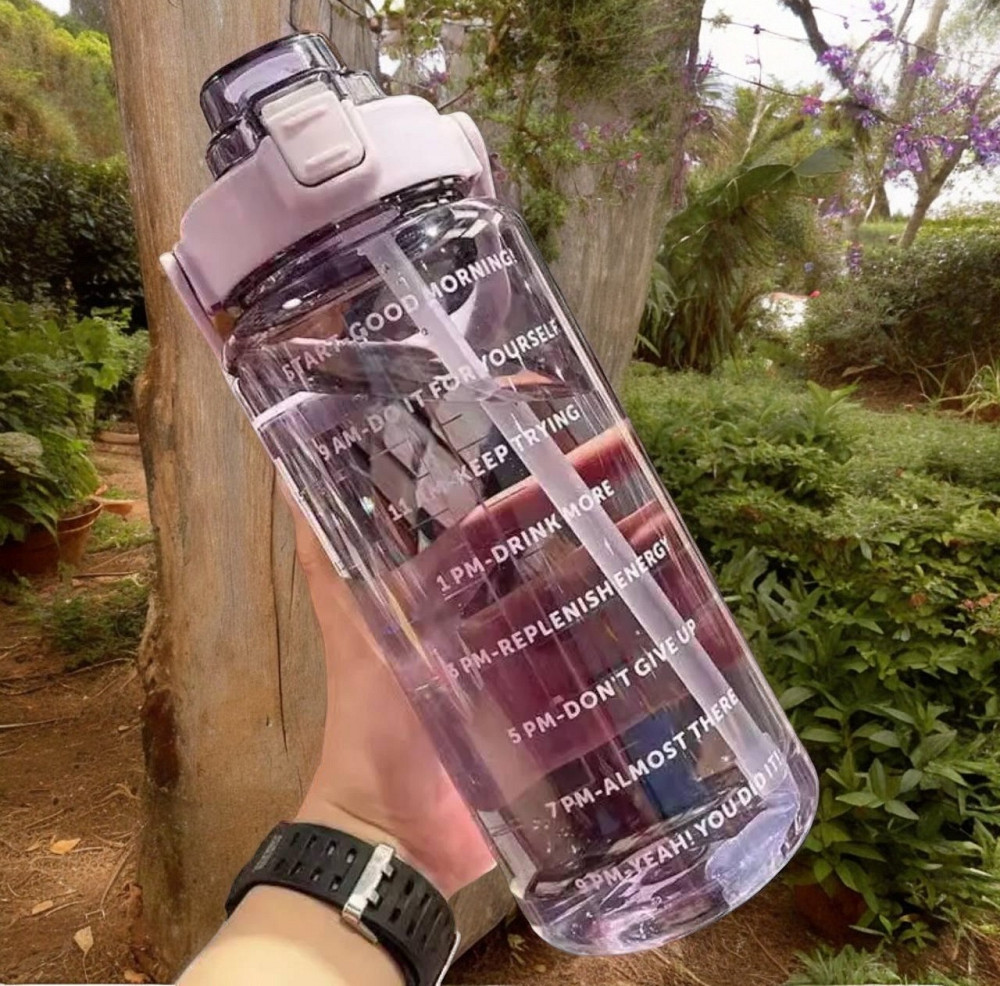 Бутылка для воды 2л с соломинкой и ручкой PT Одесса - изображение 2