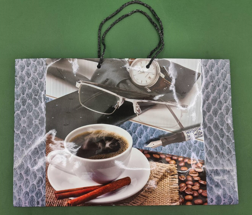 Бумажный большой горизонтальный пакет  36/22/10(артBG-091) (12 шт) Харьков - изображение 2