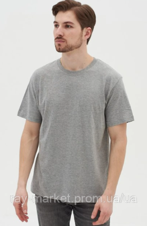Футболка базова щільна Stedman Comfort-T чоловічий сірий меланж (ST2100-GYH) 3XL Київ