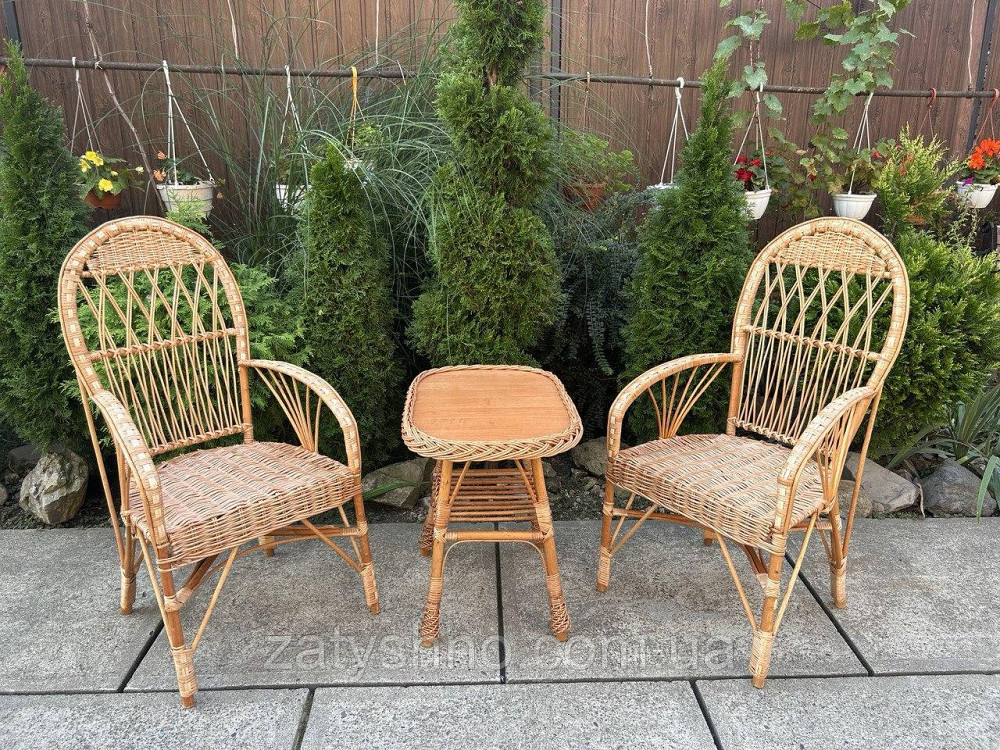 Стулья плетеные с журнальным столом Киев - изображение 7