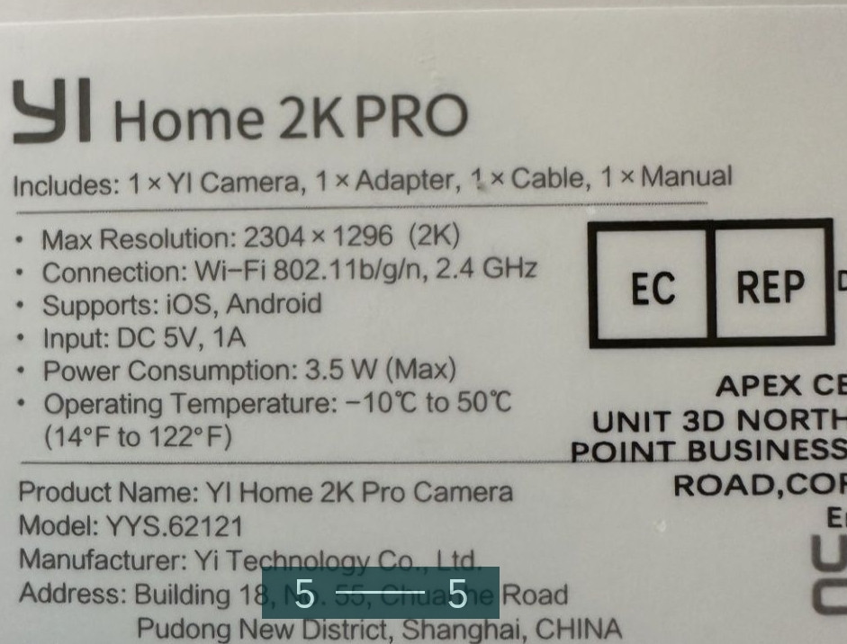 Камера: Xiaomi Yi Home Camera 2K .IP Київ - фото 2