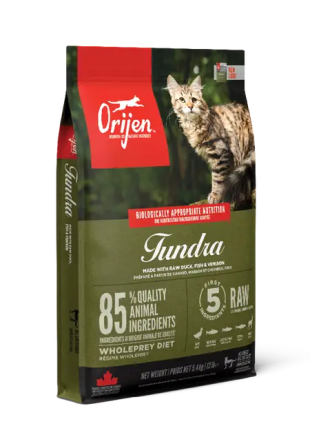 Orijen Tundra Cat (Оріджен Тундра Кет) сухий корм для котят і кішок усіх порід 5.4 кг. Запоріжжя
