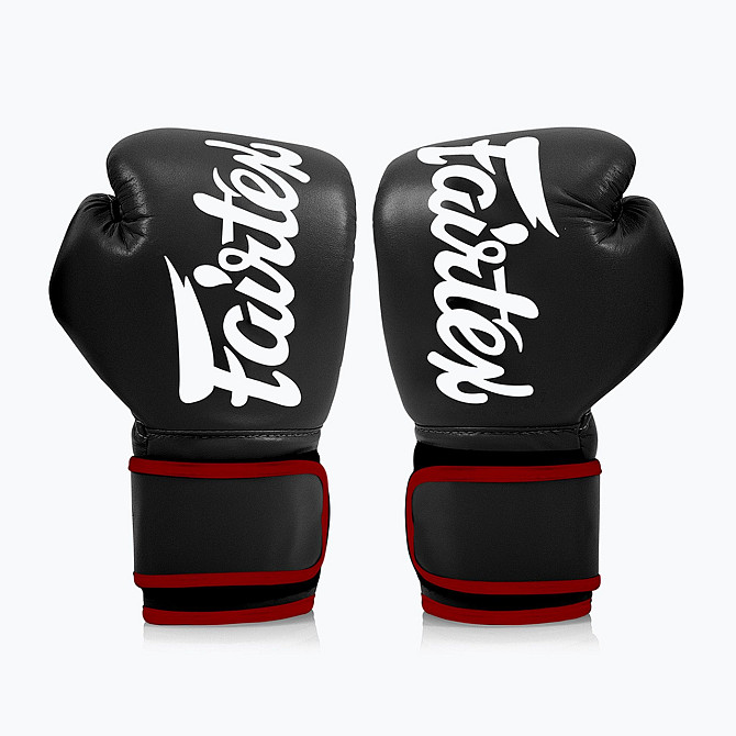 Боксерські рукавиці Fairtex BGV14 Black 10 унцій (бинти в комплекті) Каменское - изображение 3