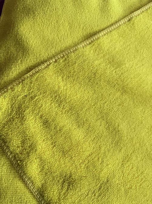 Серветка з мікрофібри De-Wash 60х40 см для догляду за автомобілем (жовта) Київ - фото 3