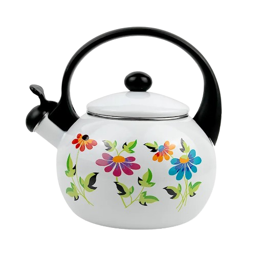 Чайник 2,2л емальований зі свистком 1030 KAMILLE Житомир - фото 1