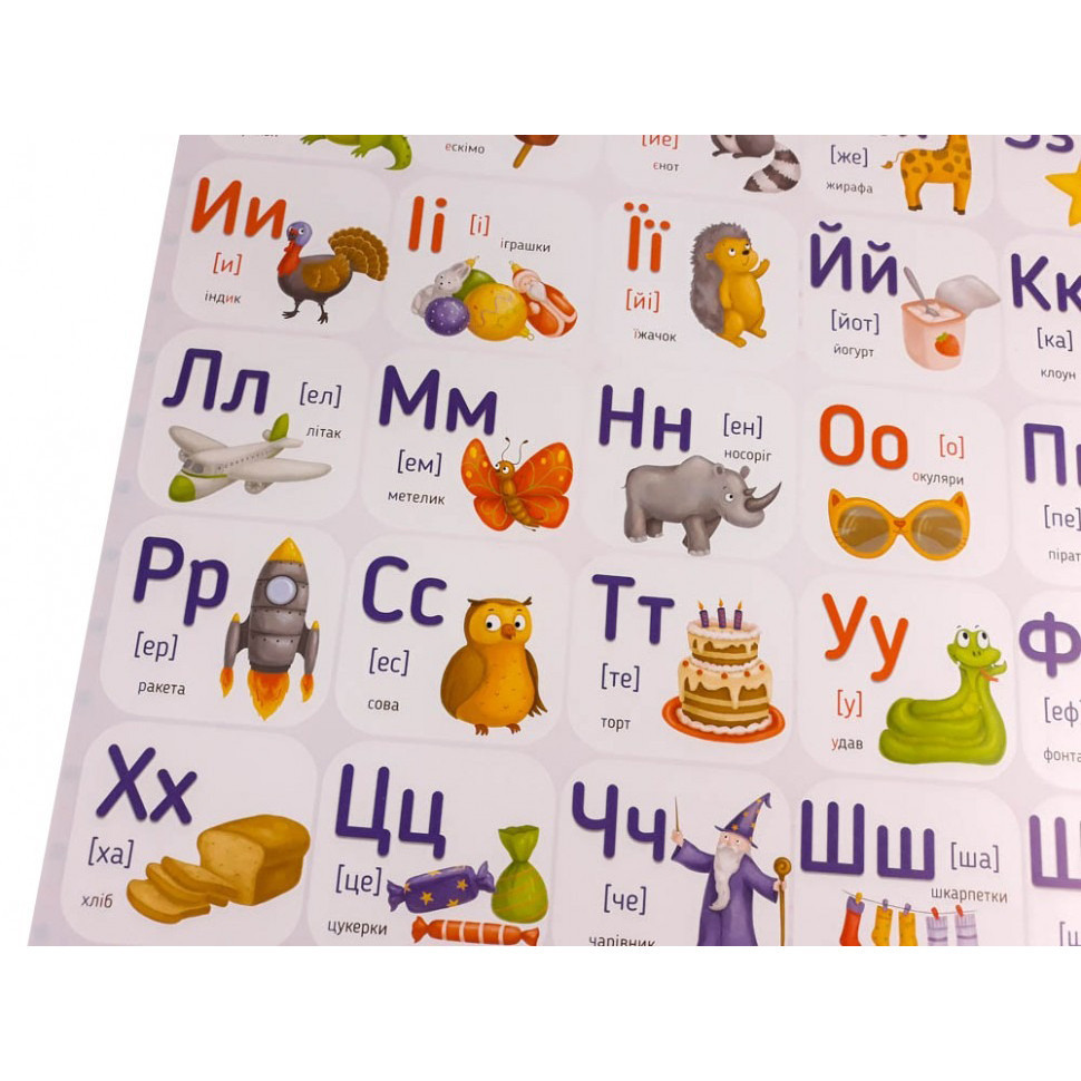 Плакат Український алфавіт 120498 Вінниця - фото 3