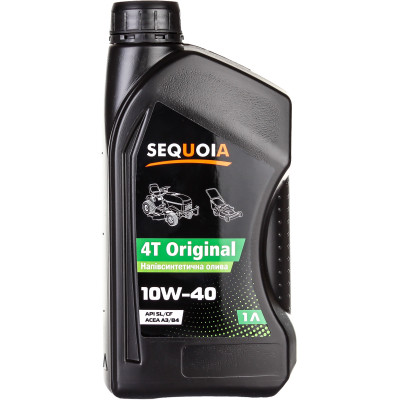 Моторна олива SEQUOIA 4T-Original 10W40 1л (4T-Original 10W40) Вінниця - фото 1
