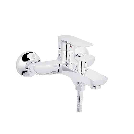 Змішувач для ванни Kroner KRM Main - C060 з душовим виливом, хром Київ