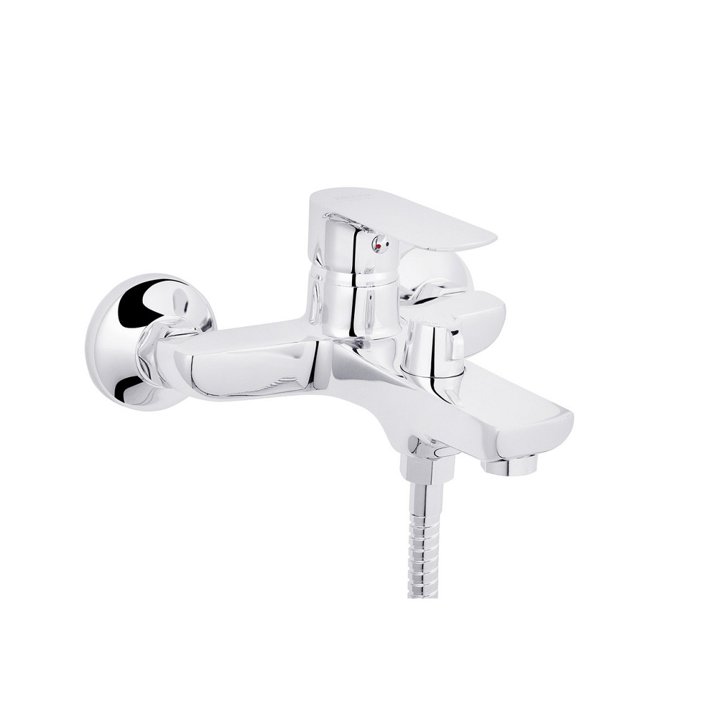 Змішувач для ванни Kroner KRM Main - C060 з душовим виливом, хром Київ - фото 1