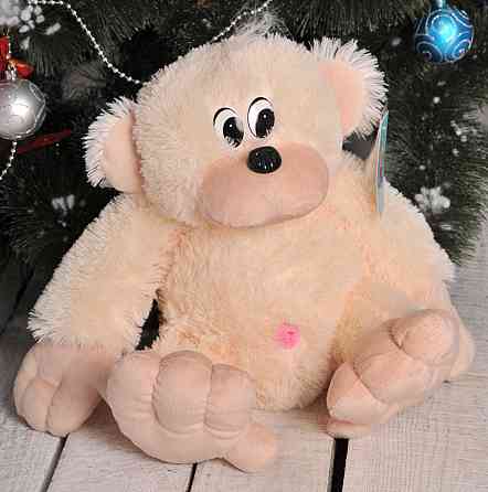 М'яка іграшка Аліна Мавпа 55 см персикова Київ