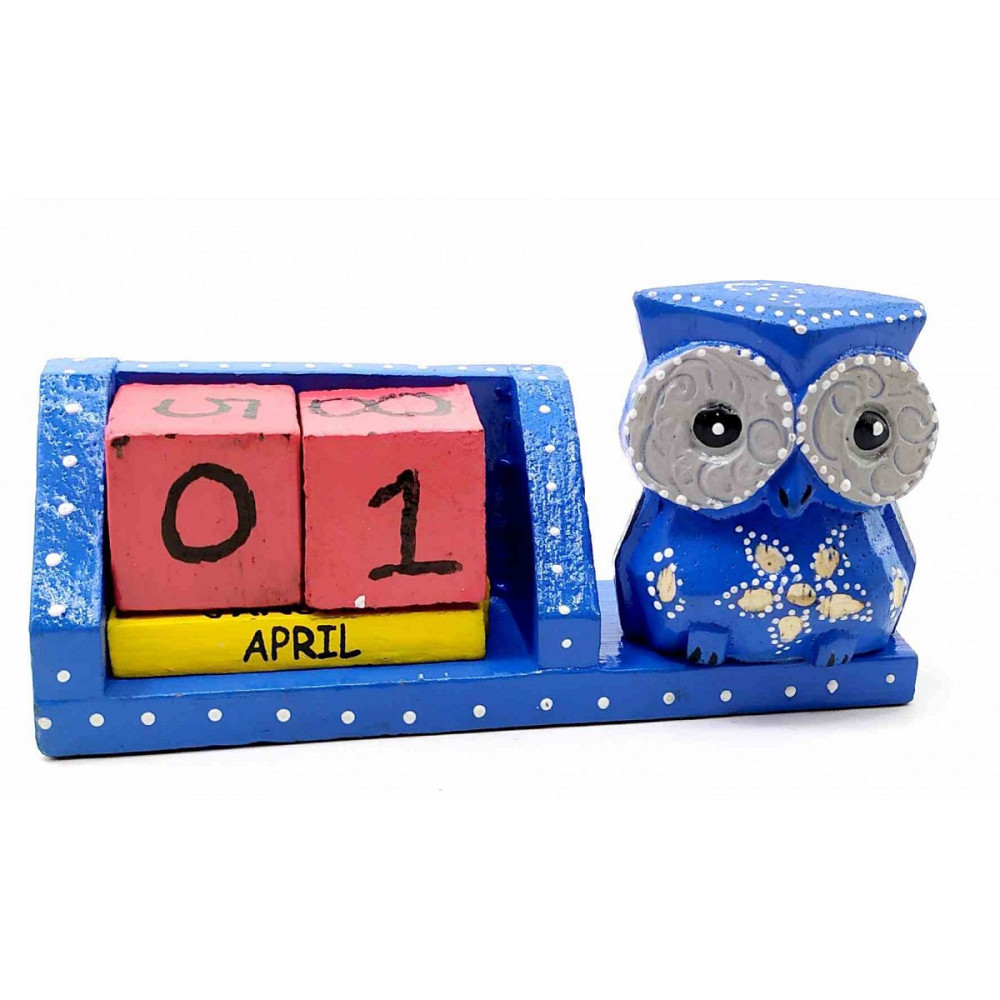 Календарь на стол из дерева Сова Киев - изображение 1