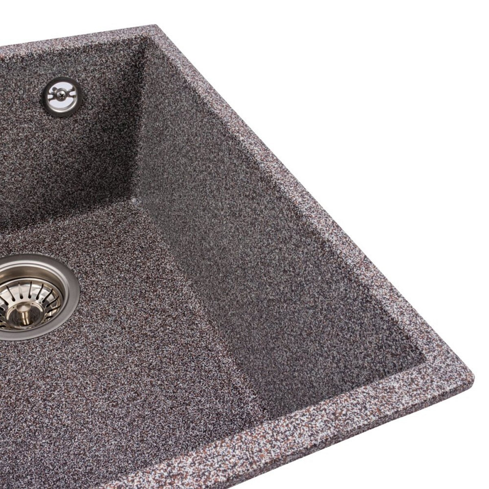 VALESO Гранітна мийка для кухні VALESO ROXY 3744 матова Мікс Коломия - фото 4