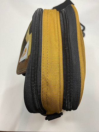 Сумка через плече Carhartt Кархарт 17х17х7 чорний Коричневий ver.2 Запоріжжя - фото 7
