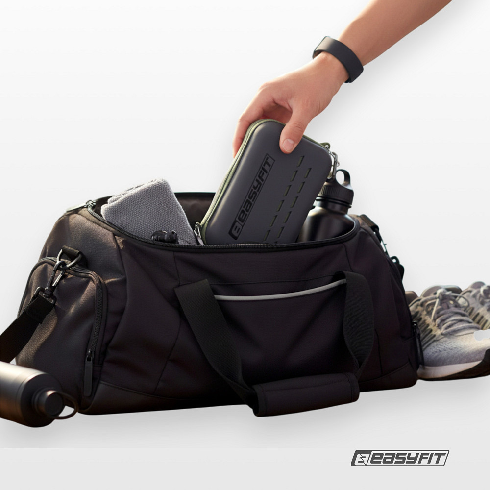 Спортивний рушник EasyFit RoyalWing 90х50 см з мікрофібри + кейс Коломия - фото 6