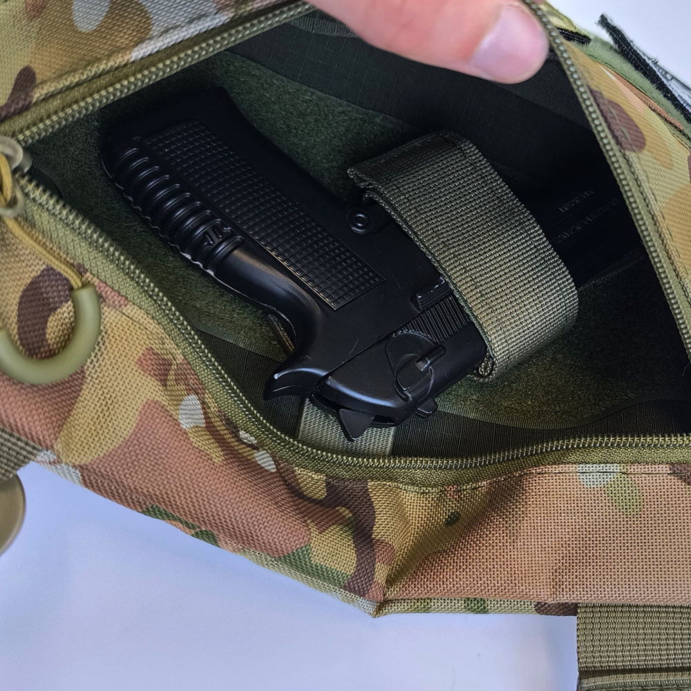 Тактический мессенджер, Рюкзак через плечо военная барсетка, Мужская сумка кроссбоди CM-89 Львов - изображение 9