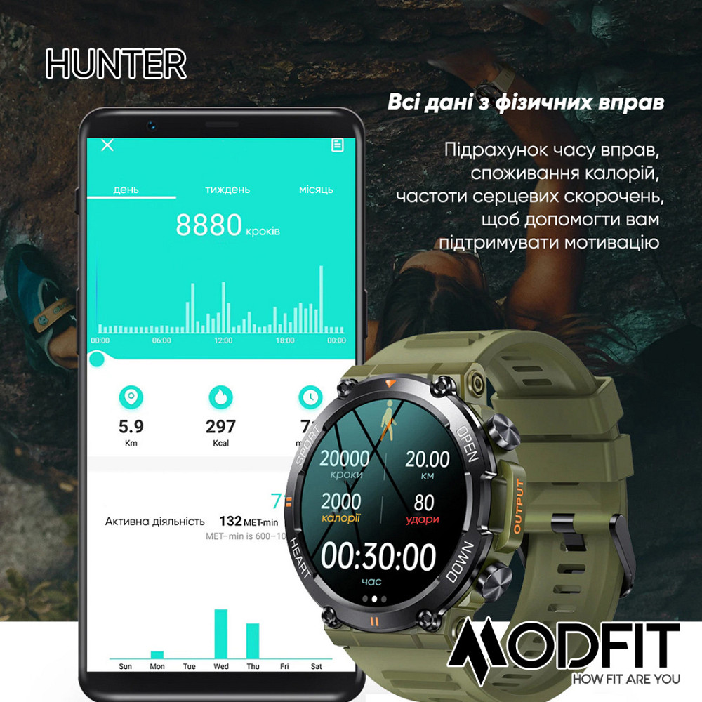 Modfit Hunter All Black 36 мм. Киев - изображение 6
