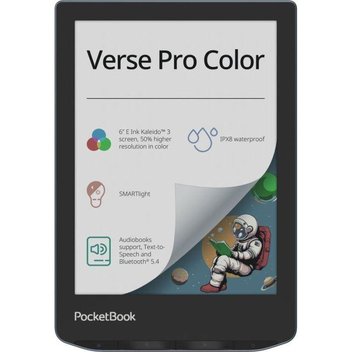 Электронная книга Pocketbook 634K3 Verse Pro Color, StormySea (PB634K3-1-CIS) Київ - фото 1