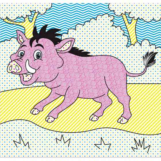 Водні розмальовки Чарівна розмальовка Джунглі 757128, 4 малюнки Вінниця