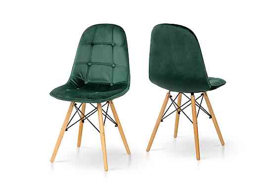 Стілець ДЖАСТІН, велюр зелений Київ