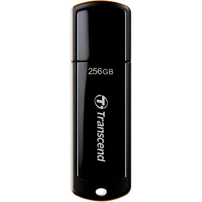 USB флеш накопитель Transcend 256GB JetFlash 700 Black USB 3.1 (TS256GJF700) Винница - изображение 1