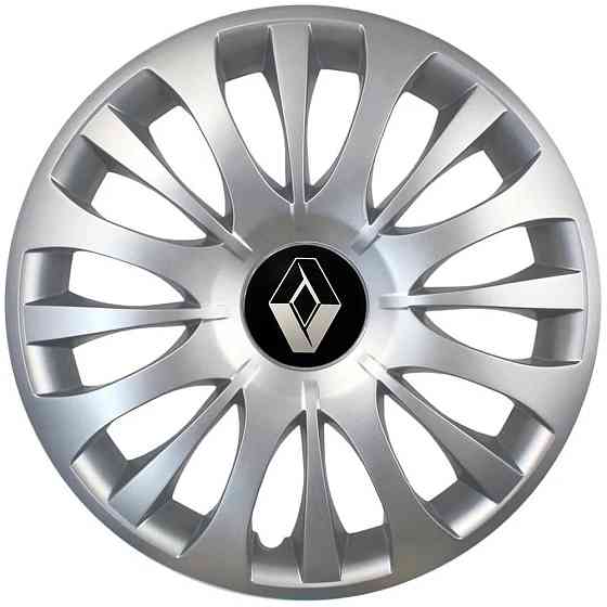 Автомобильные модельные колпаки R15 Renault 329 4шт, SJS, серебряные Киев