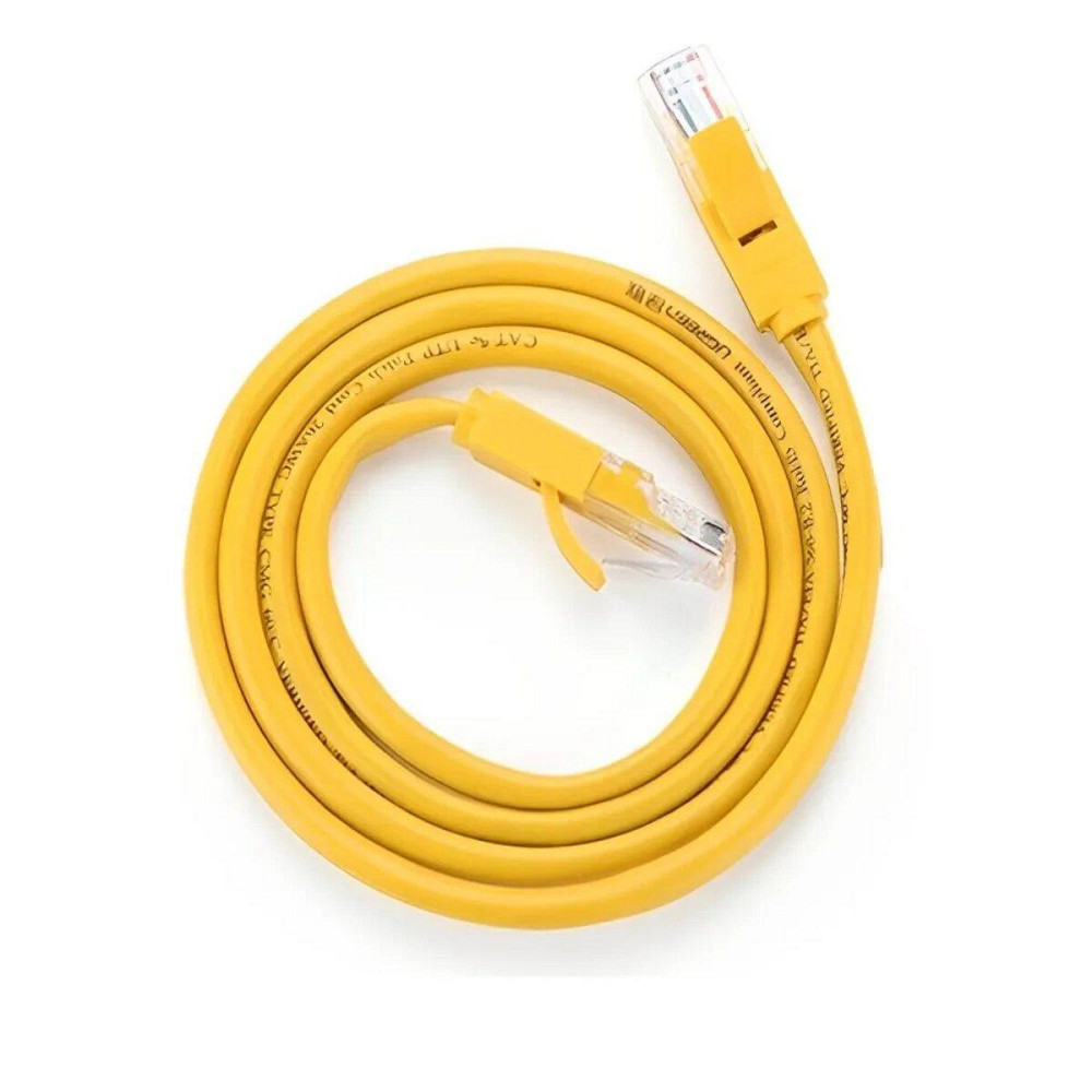 Інтернет кабель патч-корд UGREEN Cat 5e U / UTP Lan Cable 5m (Yellow) UGR-11233 Одеса - фото 3