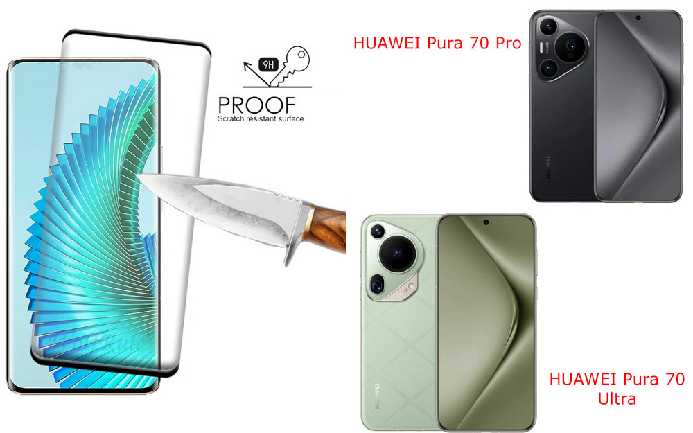 Защитное стекло HyperGlass Pro для HUAWEI Pura 70 Pro, Pura 70 Ultra – максимальная чувствительность и защита Киев - изображение 1