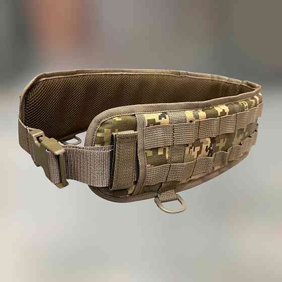 Пояс разгрузочный с Молли, Пиксель, Cordura 1000D, WINTAC, варбелт тактический боевой пояс, разгрузка поясная Solmir Киев