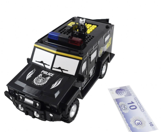 УЦІНКА! Машинка-скарбничка DSM-6672(Black) 30см, з музикою та світлом Вінниця