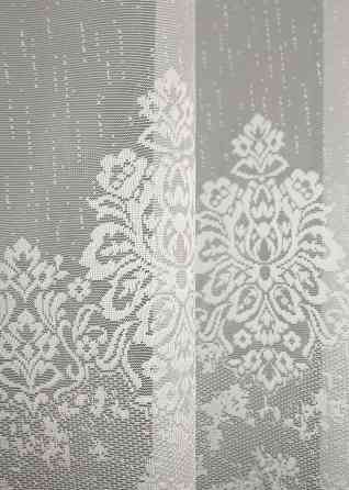 Тюль из ткани жаккард, цвет кремовый 1422т Киев