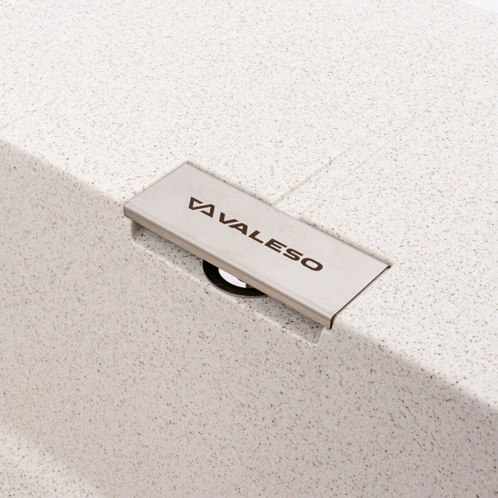 VALESO Гранітна мийка для кухні VALESO ZIRKONE 6250 матова Топаз Киев - изображение 6