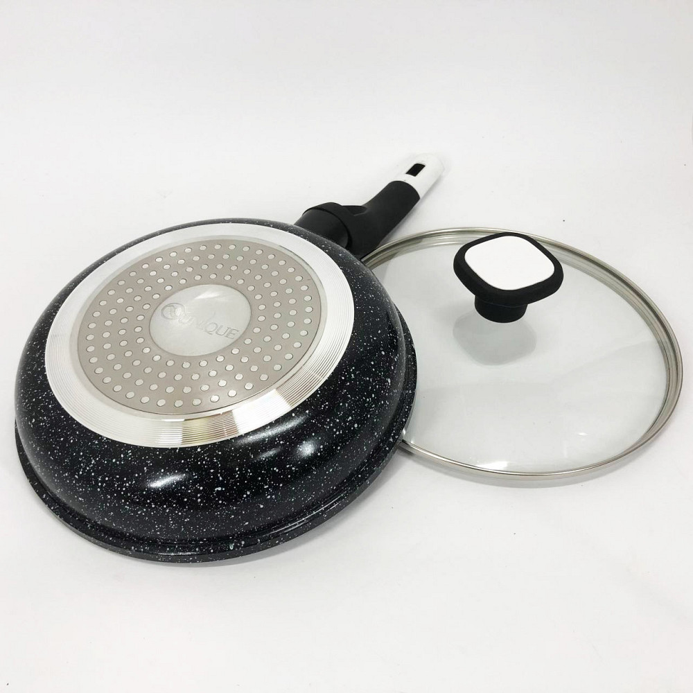 Сковорода зручна для приготування UNIQUE, Сковорода з легкого алюмінію Зручна у використанні NO-75 Львів - фото 7