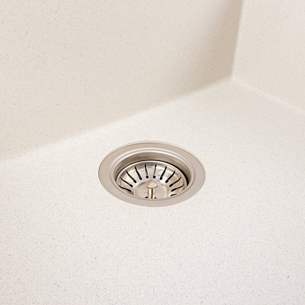 VALESO Кухонна гранітна мийка 5750 DAVINA VALESO біла в крапку Коломия - фото 5