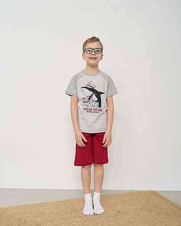 Комплект для мальчика с шортами Ozkan - Акула за штурвалом 31938 3-4 Киев