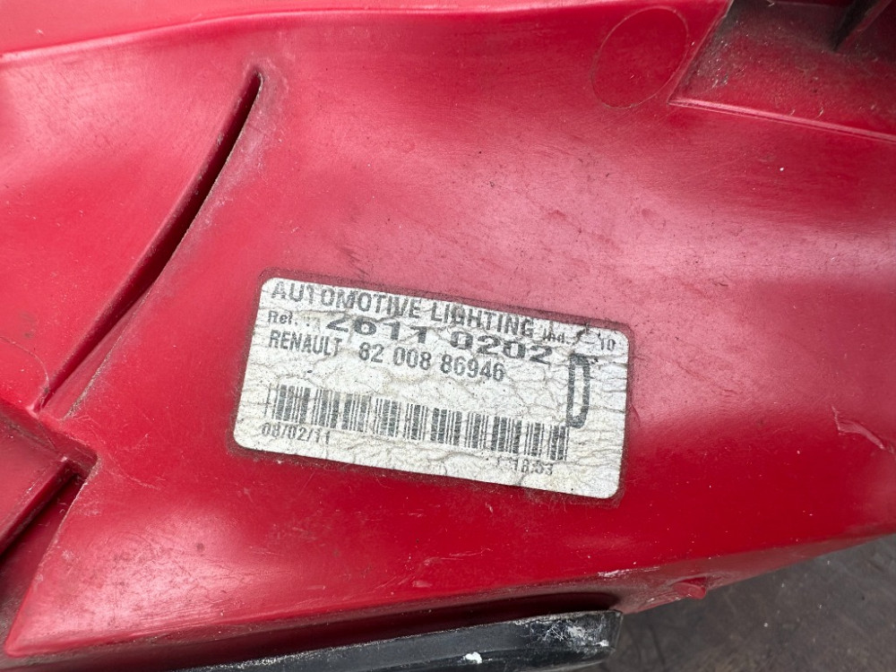 Ліхтар задній правий Renault Clio III 2005-2012 (8200886946) Хетчбек Ковель - фото 3