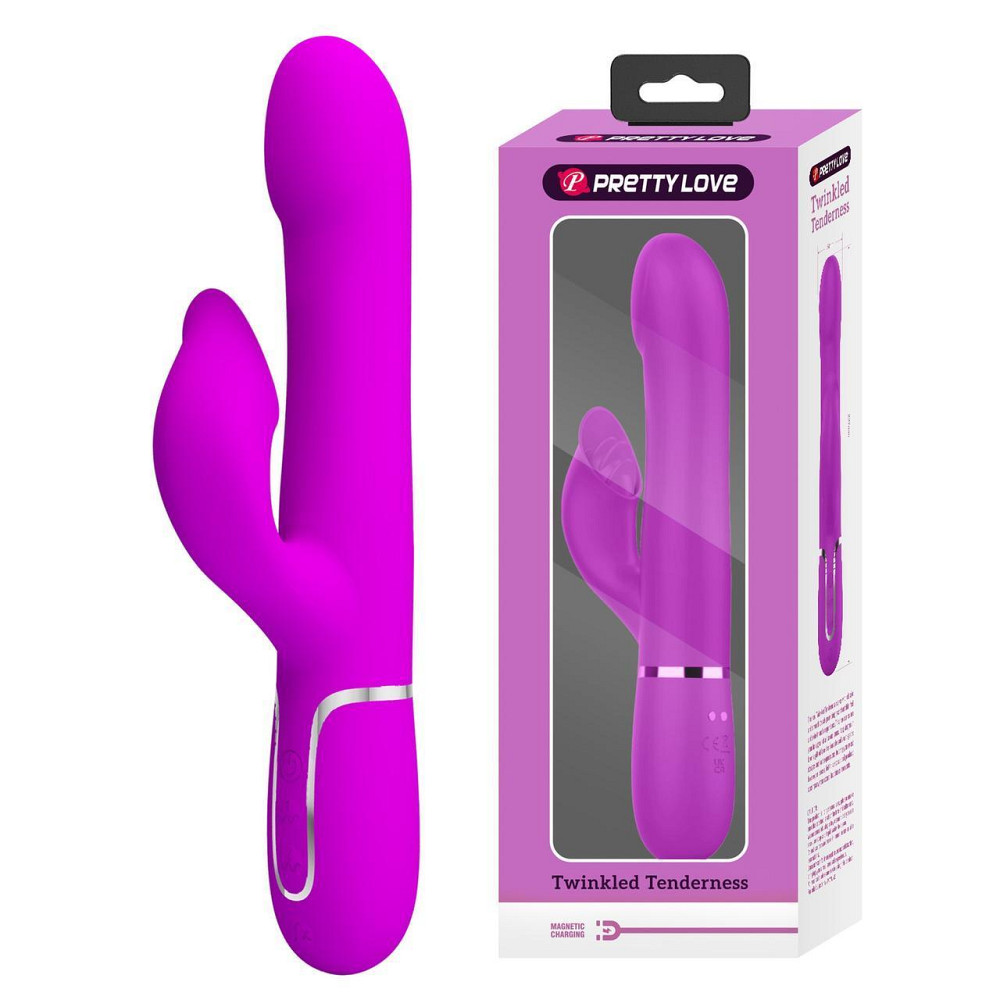 Вібратор PRETTY LOVETwinkled Tenderness Purple, 7 vibration functions 4 rolling functions Memory fun Sex Aura Київ - фото 1