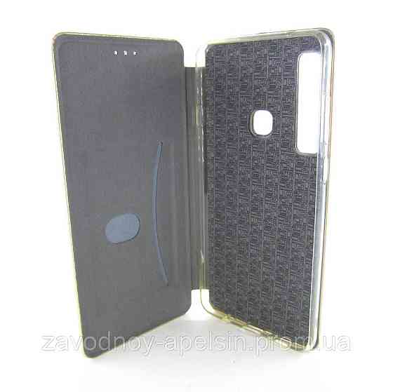 Чехол книжка Samsung A9 2018 Подставка (золотой) Одесса