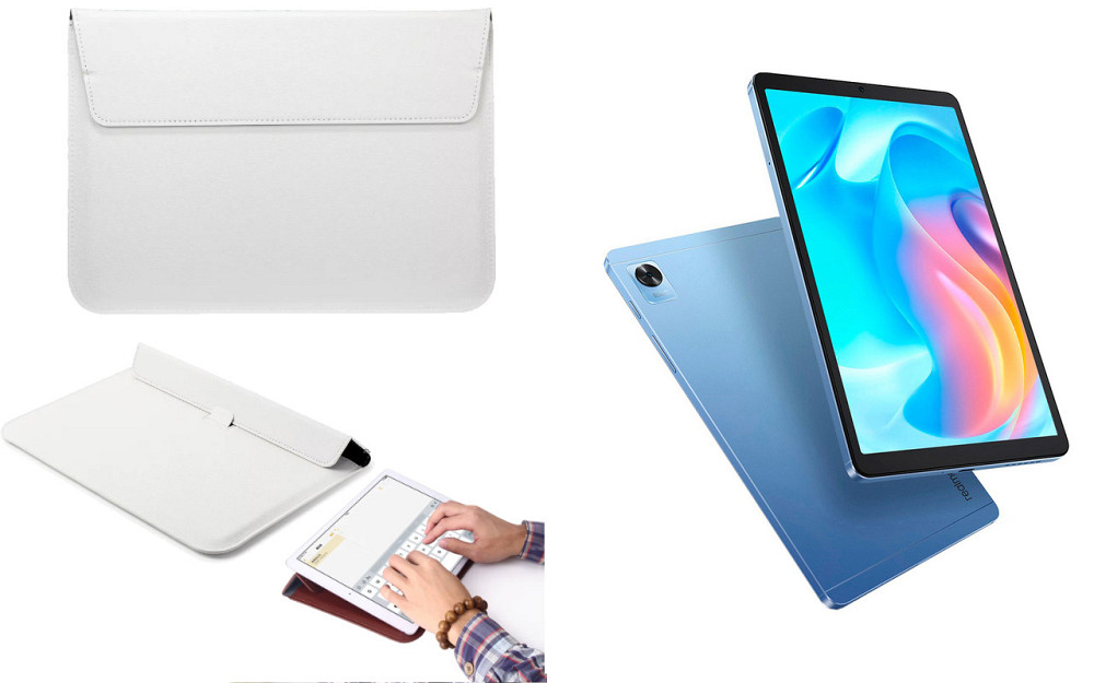 Чохол-конверт VitoCase для realme Pad Mini, з функцією підставки для планшета Білий Київ - фото 1