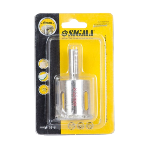 Коронка алмазна по керамиці та склу d32мм SIGMA Житомир - фото 3