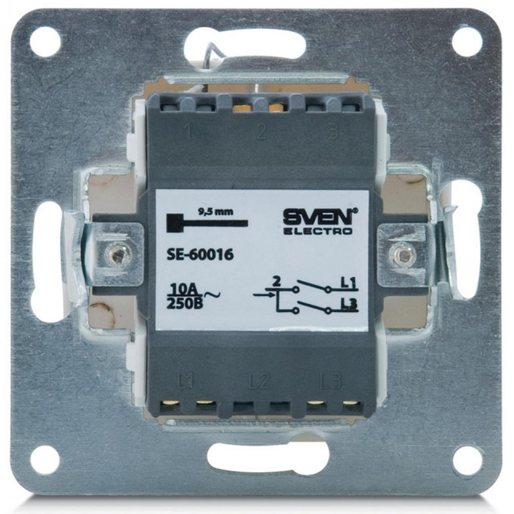 Вимикач Sven SE-60016-C cream (7100040) Вінниця - фото 3