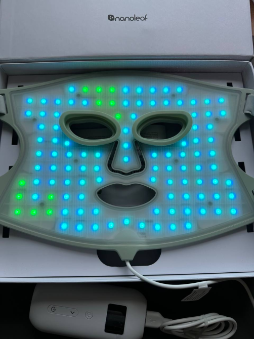 Уцінка LED-маска для обличчя Nanoleaf: світлодіодна терапія 7 режимів, схвалено FDA, акумуляторна — від акне та зморшок Київ - фото 8