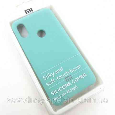 Xiaomi Redmi Note 6 pro чехол мятный Silicone Cover mint Одесса