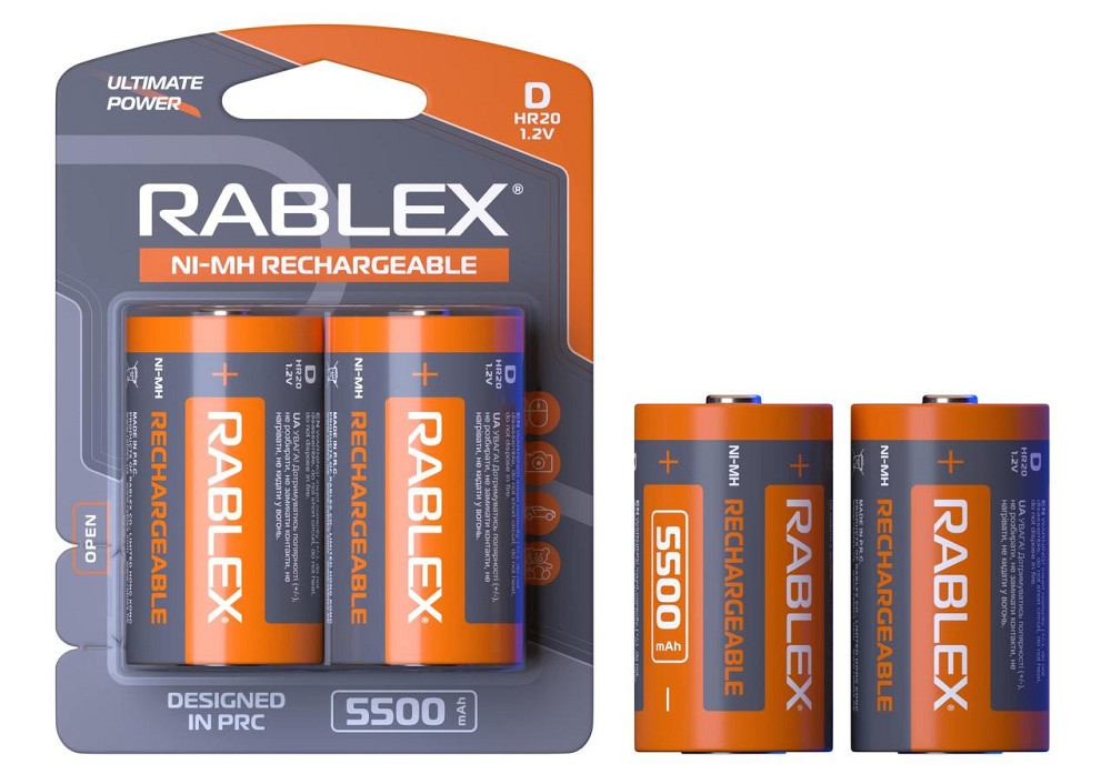 Акумулятор Rablex HR20 Ni-MH 5500mAh 1.2V Дніпро - фото 1