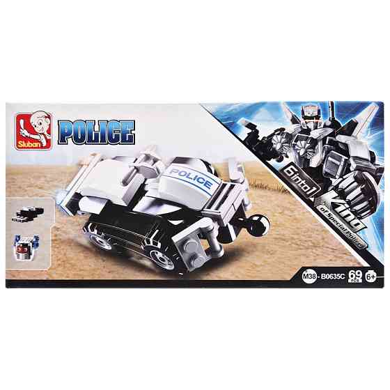 Дитячий конструктор Поліцейська серія Police SLUBAN M38-B0635-3, 69 деталей Вінниця