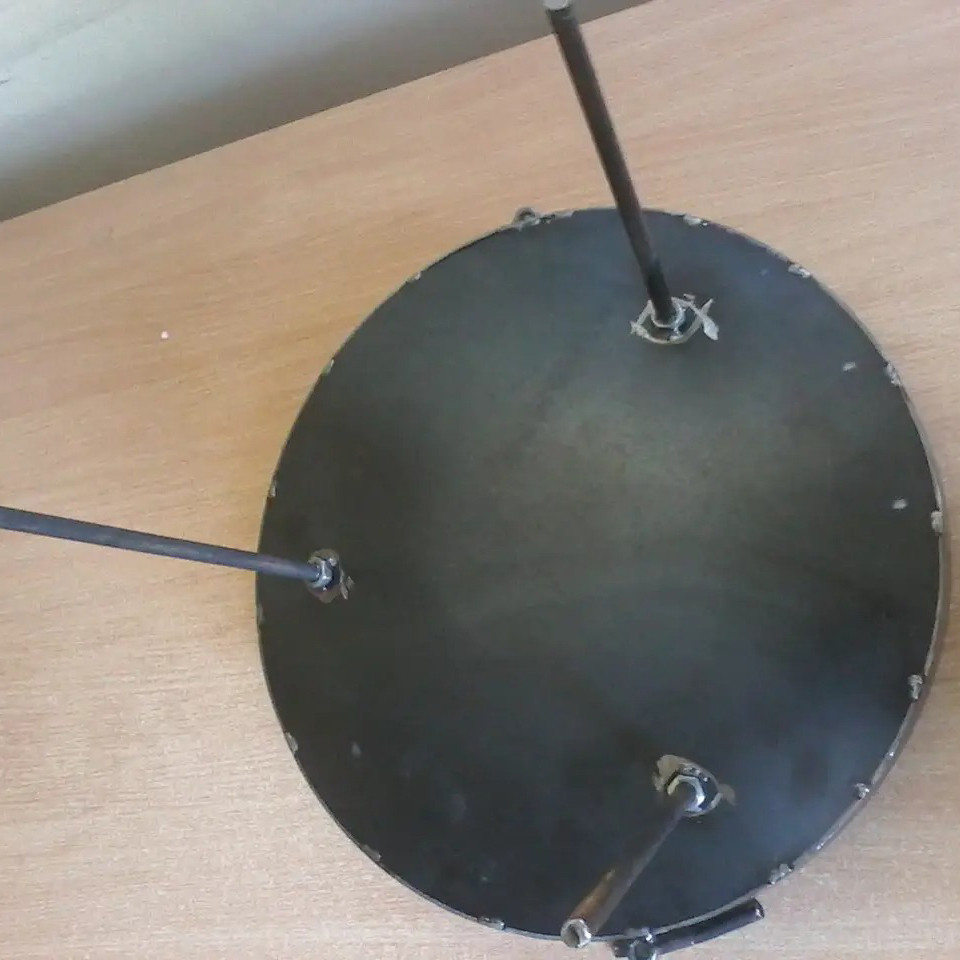 Сковорода з диска борони для багаття 40 см з кришкою та чохлом для пікніка, диск для смаження Київ - фото 9