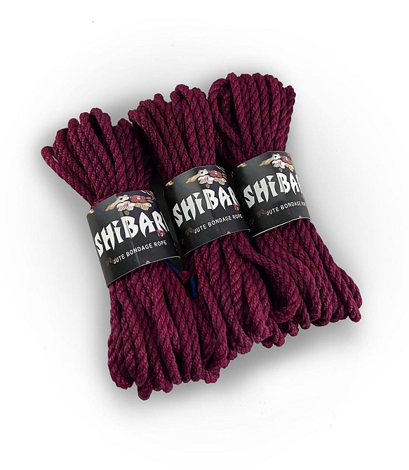 Джутовая веревка для Шибари Feral Feelings Shibari Rope, 8 м фиолетовая Sex Aura Киев - изображение 2