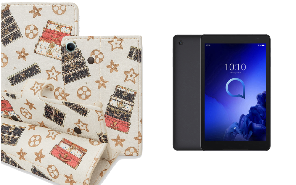 Книжка-трансформер для планшета Alcatel 3T 8.0 2020 (9032X), колір Black Lyi White Київ - фото 1