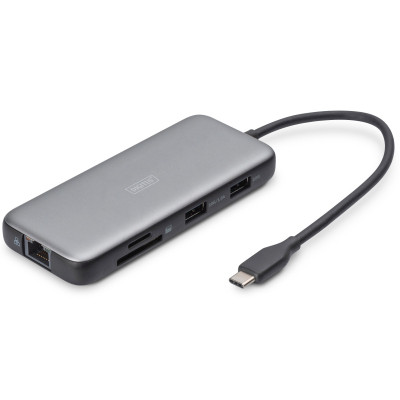 Порт-репликатор Digitus USB-C > 2xHDMI/2xUSB-A/USB-C/SD/MicroSD/RJ54 (DA-70915) Винница - изображение 9