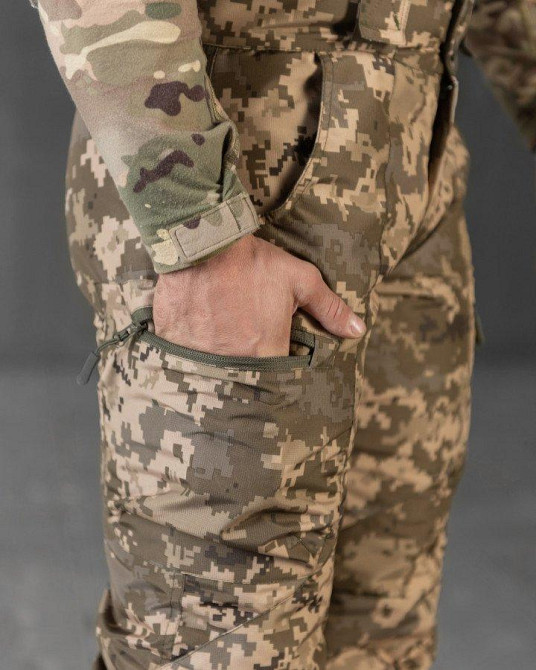 Зимний водоотталкивающий комбинезон  LOGITEK  пиксельный ВТ4752 Одесса - изображение 6